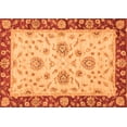 thumbnail image 1 of Ahgly Company Indoor Rectangle Oriental Orange Traditional Area Rugs, 2' x 4', 1 of 4