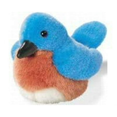 Sound Stuffed Audubon Bird - Eastern Bluebird - Audubon Plush Bird (Authentic Bird Sound)