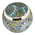 thumbnail image 1 of Glass Candle Holder, Romantic Sun Flower Pattern Candle Holder Craft Beautiful European Style  For Home, 1 of 8