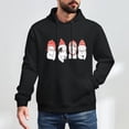 thumbnail image 5 of Men Women Fleece Lined Christmas Tree Snowman Reindeer Sweatshirt Crewneck Long Sleeve Pullover Top Casual Fall Clothes  Workout Shirt, 5 of 8
