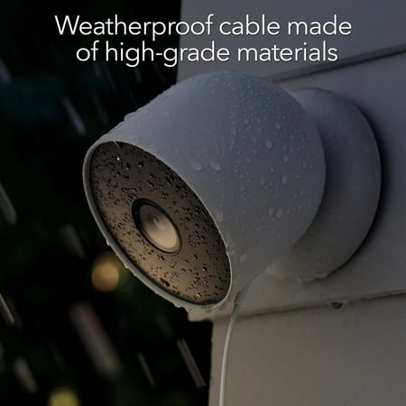Wasserstein - PoE Adapter for Google Nest Cam Battery - White