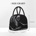 thumbnail image 2 of Salouo Skeleton Playing Xylophone for Insulated Lunch Bag for Women/Men - Leakproof Cooler Tote Bag Organizer - Reusable Lunch Box for Office Picnic Hiking Beach-One Size, 2 of 6