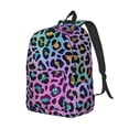 thumbnail image 2 of Balery Rainbow Animal Skin Vintage Canvas Backpack for Men and Women - Large Capacity, Durable Travel Laptop Bag for School, Work, Hiking, and Outdoor Activities, 2 of 7