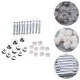 thumbnail image 4 of ColoMX 24 sets CAM BOLT NUTS MUEBLES DE MUEBLES Conectando clavijas CARR LOCK FUNDADORES SERVICIOS, 4 of 8