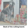 thumbnail image 2 of Scottish Deerhound Cozy Christmas Glass Cutting Board Large 12 in x 15 in, 2 of 5