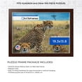 thumbnail image 2 of ArtToFrames 19.3x13.8 Inch - 49x35 CM Brown Puzzle Frame for 500 piece Puzzles.1.13 Inch Custom Wood Puzzle Frames, Walnut - Comes with Regular Glass, 2 of 6