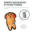 thumbnail image 5 of Invincibles Minis Stuffingless Durable Tough Plush Dog Squeaky Toy by Outward Hound, 1 Squeaker, Dog, 5 of 7