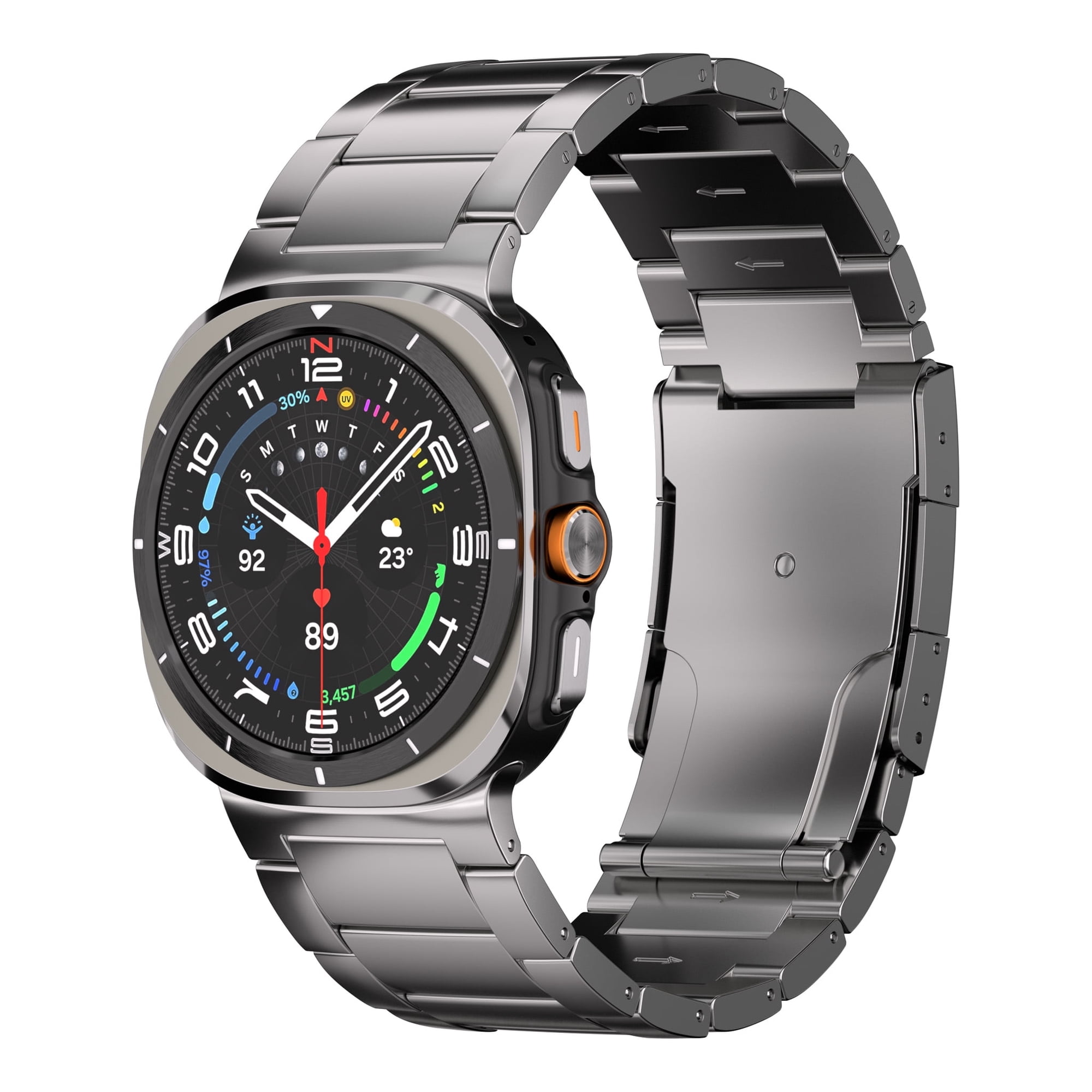 Titanium Band for Samsung Galaxy Watch Ultra 2 & Ultra (47mm) – Gray, Unisex Strap