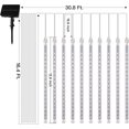 thumbnail image 6 of 180 LED Solar Lights Meteor Shower Rain Tree String Light Garden Party Outdoor, 6 of 7
