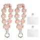 thumbnail image 1 of Uxcell 2 Pcs Correa para Muñeca de Teléfono con Pestañas de Sujeción, Pulsera Lanyard para Teléfono Celular Hecha a Mano para Mujeres y Niñas, Rosa Claro, 1 of 7