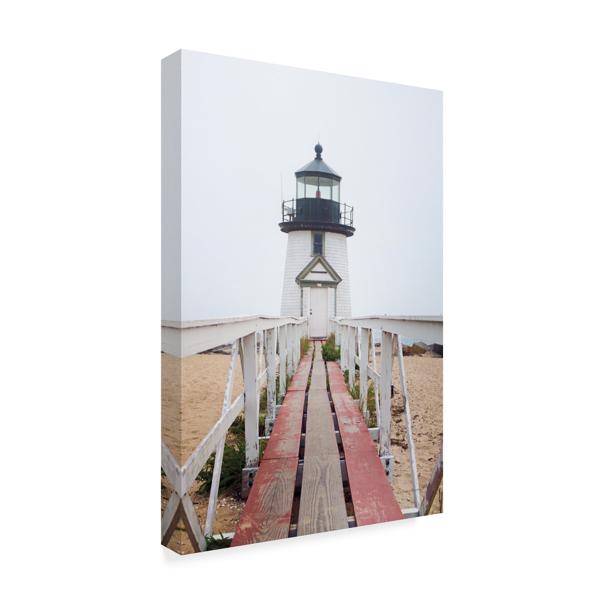 Trademark Fine Art 'Brant Point Lighthouse' Canvas Art by Laura Marshall