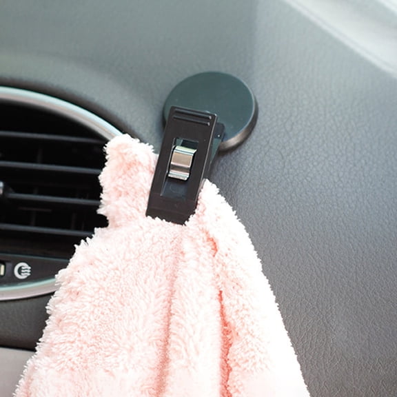 Car Clip Holder | 2-Pack Multi-Functional Car Card & Bill Organizer | High-Speed Card Slot & Receipt Storage | Compact 5.6x3x3cm Design | Strong Adhesive for Windshield or Dashboard