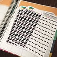 thumbnail image 2 of Dumbbell Exercise Weight Lifting Loss Workout Dots Planner Scrapbooking Crafting Stickers - Black Gray - Opaque, 2 of 3