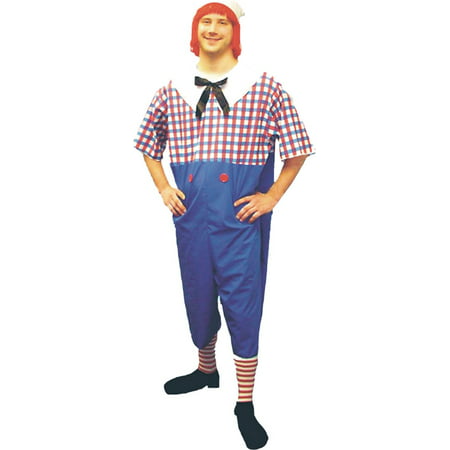 Morris Costumes Mens Raggedy Andy Plus Size Halloween Adult Costume, Style, 12121