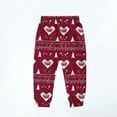 thumbnail image 3 of Atogsazn Toddler Boys Christmas Sweatpant Kids Casual Drawstring Jogger Pants Fall Winter Clothes Outfit Wine 5-6Years Fashion, 3 of 3