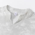 DPTALR Men's Oversized Raglan Sleeve Color Block T-Shirt,Curved Hem V ...