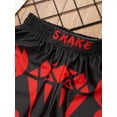 thumbnail image 7 of Lejafay Kids Boys Athletic Shorts Muay Thai Boxing Kickboxing Kick Martial Arts MMA Training Fighting Type I M/160, 7 of 7