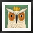 thumbnail image 1 of White Owl with Crown by Ryan Fowler, Framed Wall Art, 19.5W x 19.5H, 1 of 1