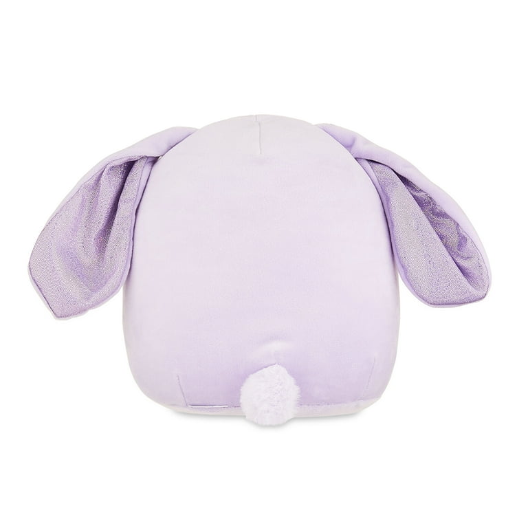 Squishmallows 8 inch Bubbles the Lavender Rabbit with Flower