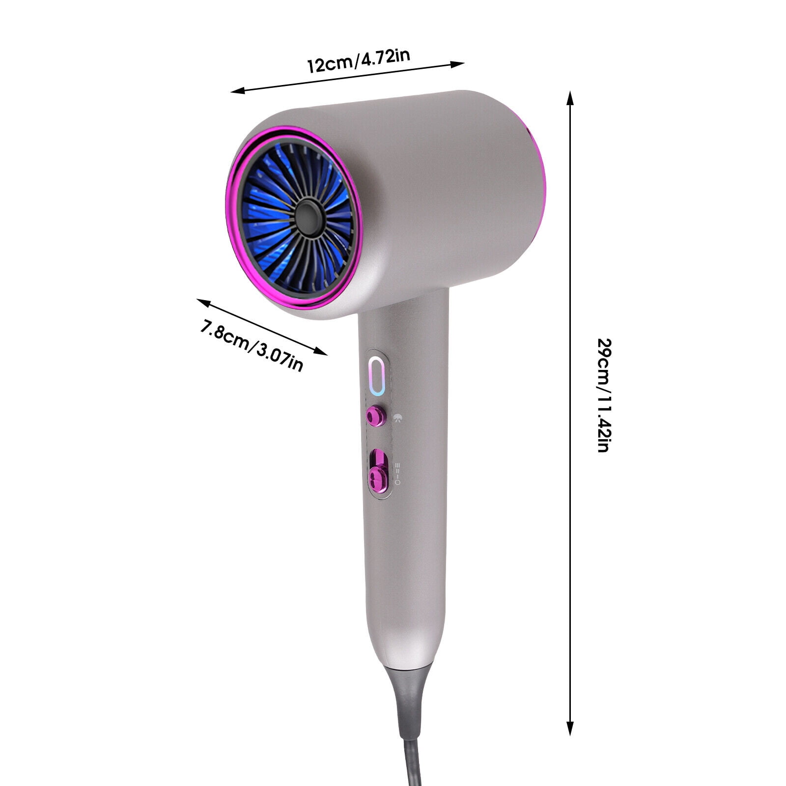 20000rpm 1875W Negative Ion Technology High Power Hair Dryer Professional Hair Dryer Household Hair Dryer