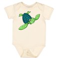 thumbnail image 3 of Inktastic Sea Turtle with Swirls Boys or Girls Baby Bodysuit, 3 of 5