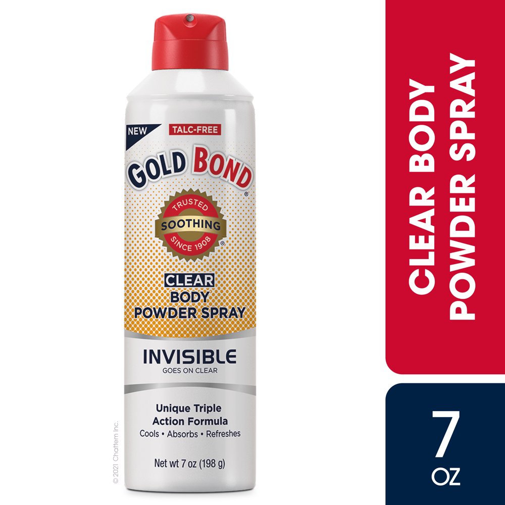 Gold Bond No Mess Invisible Body Powder Spray 7 Oz.