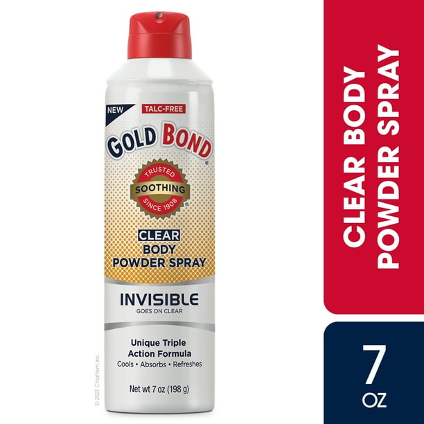 Gold Bond No Mess Invisible Body Powder Spray 7 Oz.