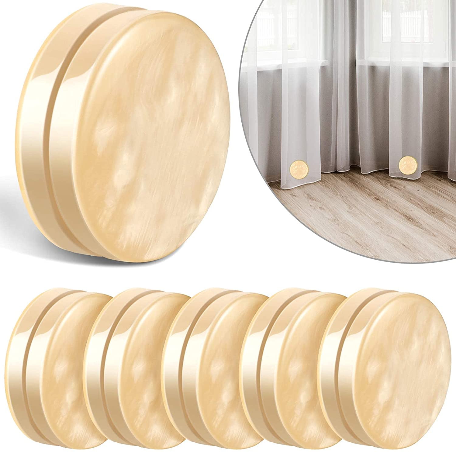 Curtain Weights Shower Curtain Round Drapery Weights