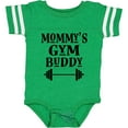 thumbnail image 3 of Inktastic Mommy Gym Buddy Workout Boys or Girls Baby Bodysuit, 3 of 5