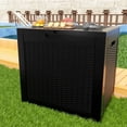 thumbnail image 2 of PATIOEASY 30 Gallon Resin Deck Box,Waterproof & UV-Resistant Toy Box ,Outdoor Garden Tools and Tools Storage, Outside Storage Boxes for Furniture, Garden Tools and Tools Storage-Black, 2 of 8