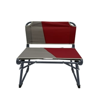Ozark Trail Anywhere Stadium Seat, Red and Grey, Adult