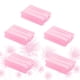 thumbnail image 5 of FELTECHELECTR 96 esponjas limpiadoras faciales, compresas cosméticas, esponjas de limpieza facial, exfoliantes de maquillaje (rosa), 5 of 6