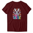 thumbnail image 1 of Mujeres Manga Corta Tops Impreso Cuello Redondo Camiseta Superior, Poliéster Spandex Vintage Humor, 1 of 3