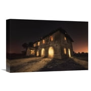 Global Gallery Ivan Ferrero Haunted Mansion Canvas Wall Art