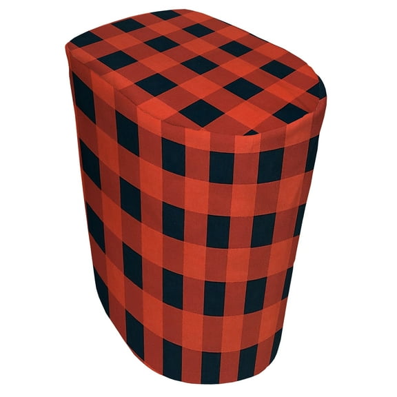 Buffalo Check Plaid Cover Compatible with Ninja Creami Ice Cream Maker by Penny's Needful Things (Regular) (Red)