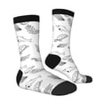 thumbnail image 2 of Goofa Sea Turtle Printed Men's Crew Socks, Soft Durable Breathable Moisture-Wicking with Odor Control Cotton socks, 2 of 9