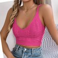 thumbnail image 4 of Women's Spring/summer Casual V Neck Hollow Knit Holiday Top Beard Tops for Women 4xl Womens Tops Baggy Tops for Women Undershirt Women Athletic Top Women Loose Top Women plus Size Fancy Top Women, 4 of 5