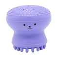 thumbnail image 1 of Bell Linda de de silicona suave pa maquillaje nte acné puntos fresco regalo acné - Luz púrpura violeta clo Sunnimix cepillo de limpieza facial de silicona, 1 of 6