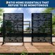 thumbnail image 5 of Garvee panel de privacidad metálico independiente con diseño de hojas, resistente al óxido y al clima, fácil de instalar para patio, balcón, jardín o interiores, 5 of 8