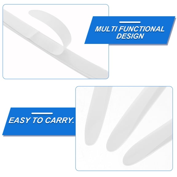 LOLIPPYY 8Pcs Car Door Bumper Guards White Invisible Protective Trim for Car Door Edges