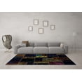 thumbnail image 3 of Ahgly Company Indoor Rectangle Patchwork Light Blue Transitional Area Rugs, 6' x 9', 3 of 4