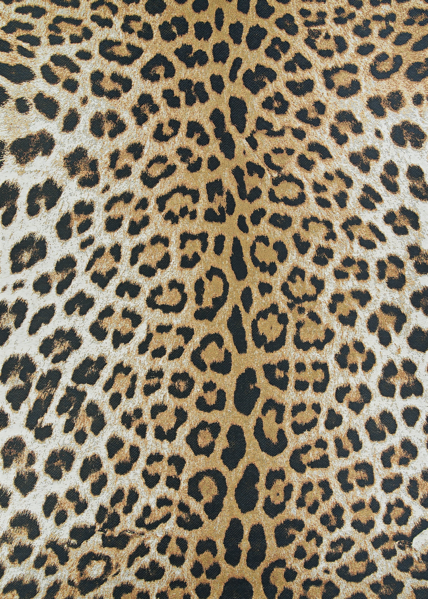 Couristan Dolce Amur Leopard Indoor/Outdoor Area Rug, 2'3" x 3'11", New Gold