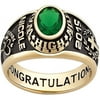 Order Now for 2025 Graduation, Freestyle Women's Yellow Celebrium Classic Oval Stone Class Ring, Personalized, High School or College