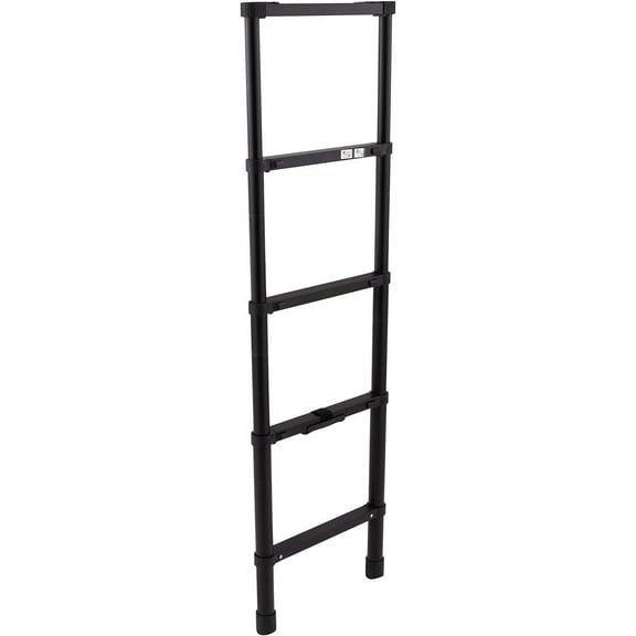 RecPro RV Telescoping Bunk Bed Ladder | Includes Mounting Brackets | Lightweight Aluminum Collapsible Construction (60")