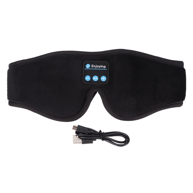 Auriculares para dormir, Bluetooth, inalámbricos, estéreo, música, antifaz, gafas para personas que duermen de lado, insomnio, meditación, viajes