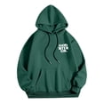 thumbnail image 5 of MHFRRA Sudadera con Capucha Estampada para Uso Diario Sudadera Informal para Mayor Comodidad y Estilo En Actividades Deportivas y de Ocio Verde oscuro, 5 of 5