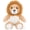 Lion, variant on Red Panda Stuffed Animal 8.5 in Plush Toy Soft Plushie Cuddly Cute Plush Toy for Kids Toddlers Boys Girls Birthday Christmas Nursery Decor Party Favors