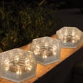 thumbnail image 4 of Paquete de 3 luces solares para cubitos de hielo al aire libre, decoración de jardín al aire libre, para Patio, porche, paisaje, césped, 4 of 5
