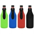 thumbnail image 3 of 12 Pack Beer Bottle Insulator Sleeve Keep Drink Cold,Zip-Up Bottle Jackets,Beer Bottle Cooler Sleeves,Neoprene Cover, 3 of 7