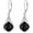 Celtic Knot--Black Onyx, variant on Filigree Opal Earrings 925 Sterling Silver Teardrop Leverback Dangle Drop Earrings Jewelry Gifts for Women